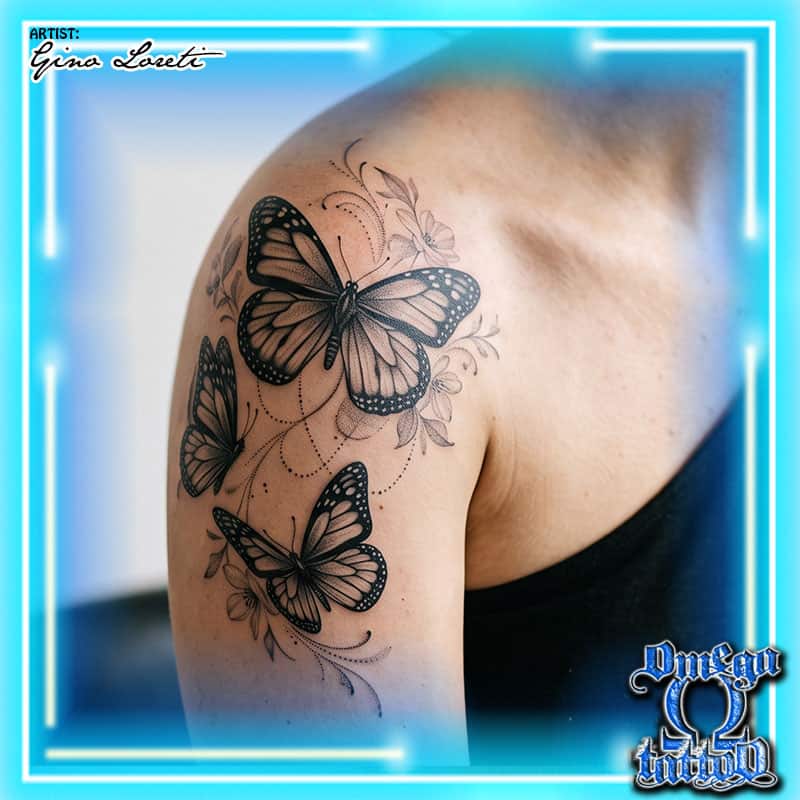 significato tatuaggio farfalla donna